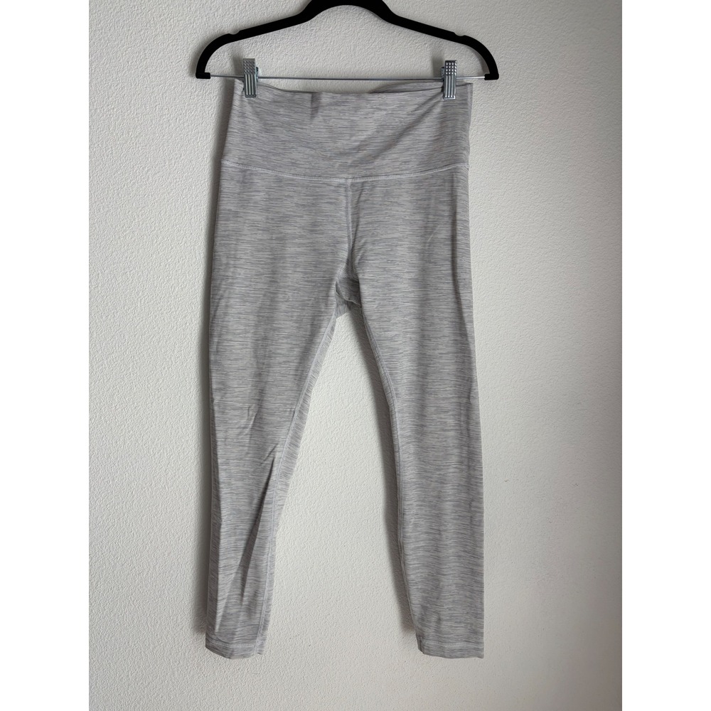 Lululemon Wunder Under High-Rise Tight Grey‎ Space Dye Heathered Leggings 10